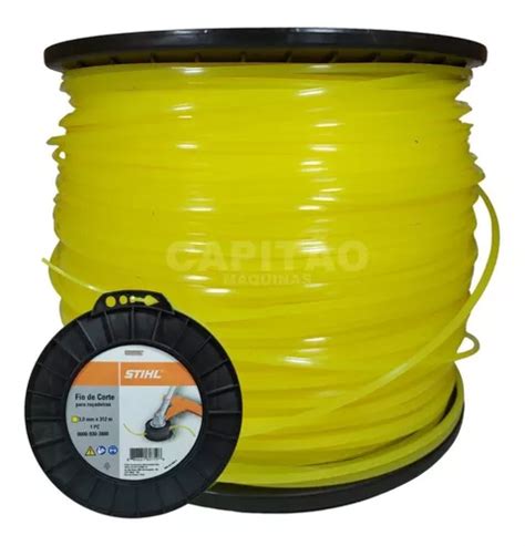 Bobina Fio De Corte Nylon 3 0mm 312m Quadrado Original Stihl Frete grátis