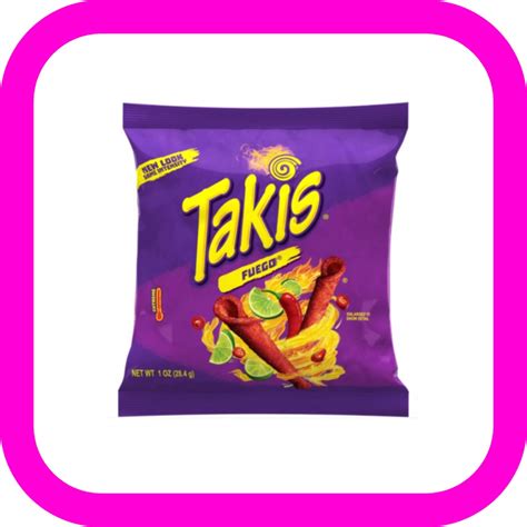Takis Fuego Extreme Spicy Chips Hot Chili Pepper Lime Tortilla Chips Spicy Snack Food 28 4g