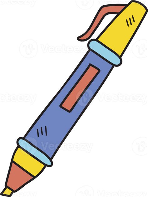 Hand Drawn Cute Pen Illustration 13126805 Png