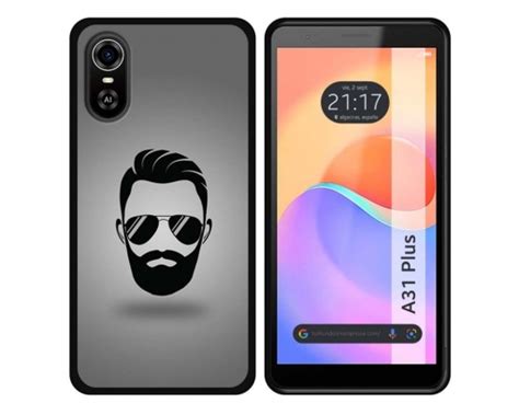 Funda Silicona Para Zte Blade A31 Plus Diseño Barba Dibujos con Ofertas