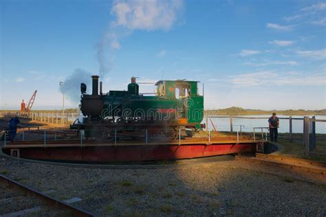 Turning the Steam Train Strahan Tasmania Editorial Stock Photo - Image ...