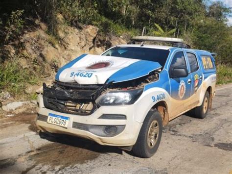 Viatura Da Pm Se Envolve Em Acidente Na Ba Entre Livramento E Rio