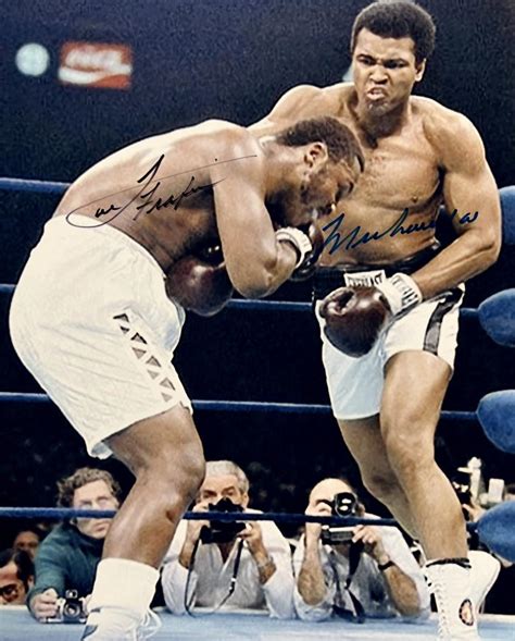 Sold Price MUHAMMAD ALI JOE FRAZIER AUTOGRAPHED 8X10 PHOTO WITH