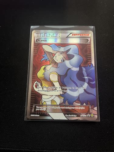 Pok Mon Tcg Karen Alt Art Premium Trainer S Xy Collection Xy A