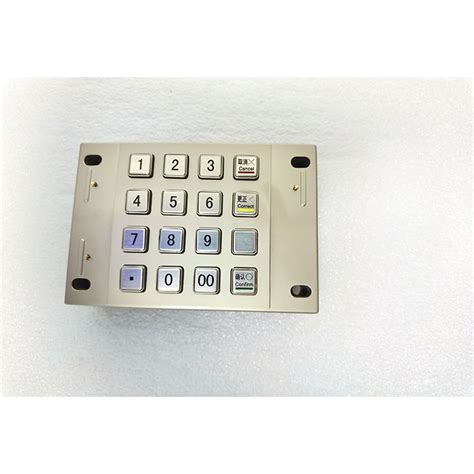 Pci 40 Certified 875x915mm Encrypted Kiosk Pin Pad 16 Epp Keys