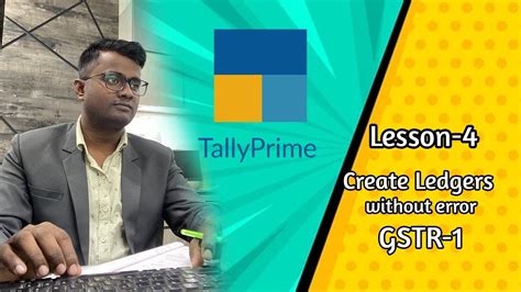 Create Ledgers Without Error GSTR 1 Ledger Creation In Tally Prime