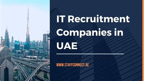 It Recruitment Companies In Uae Staff Connect