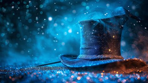 AI Generated Magic Background With Magician S Hat 38498697 Stock Photo