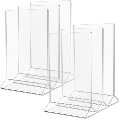 Amazon MaxGear Acrylic Sign Holder Table Card Display 4 X 6