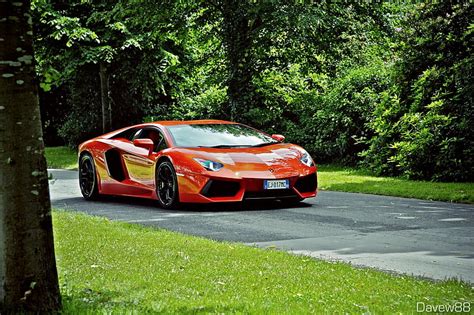 Aventador Autos Italiano Lamborghini Lp700 Naranja