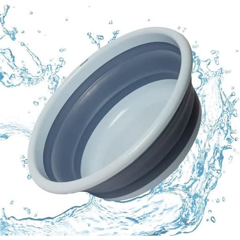 Lavabo Pliable Bassin Portable Lavage Bassins Pliants Seau De Bassin