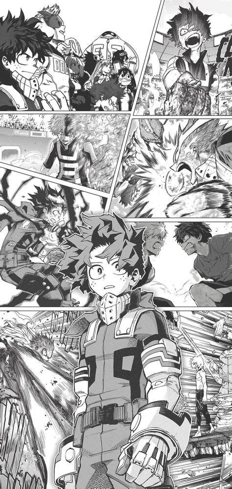 My Hero Academia Manga Panels Deku