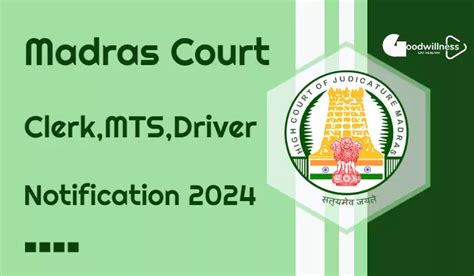 Madras High Court Recruitment Clerk Mts And Driver Roles