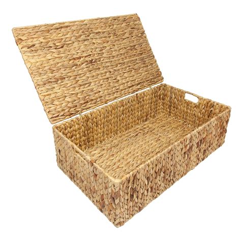 Water Hyacinth Under Bed Storage Box Trunk Chest Basket Large Or Extra