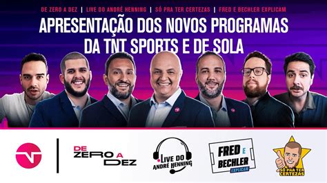 NOVIDADE NA ÁREA CONHEÇA OS NOVOS PROGRAMAS DA TNT SPORTS YouTube