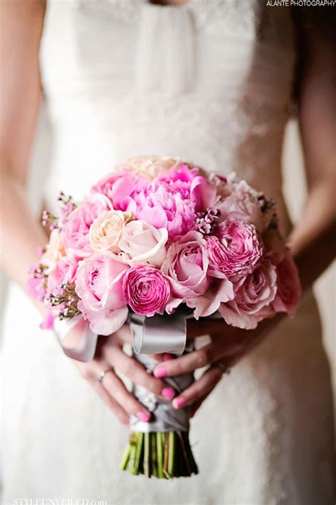 Stunning Wedding Bouquets Part Belle The Magazine Pink