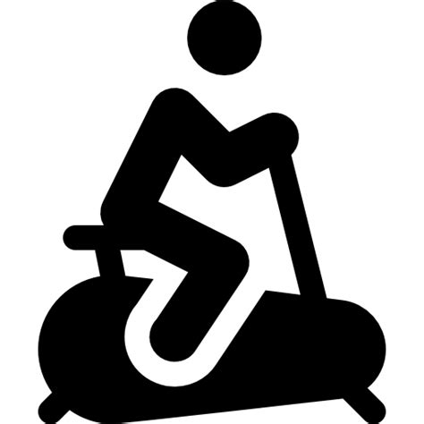 Stationary Bicycle Basic Rounded Filled Icon