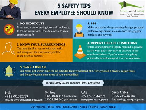 Top Workplace Safety Tips Every Employee Should Know Gwg