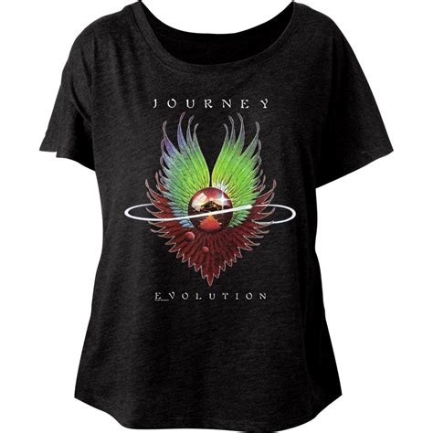 Journey Rock Band Music Group Evolution Album Dolman Slouchy T Shirt