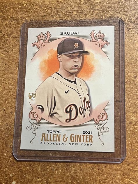 Topps Baseball Allen Ginter Tarik Skubal Rc Ebay