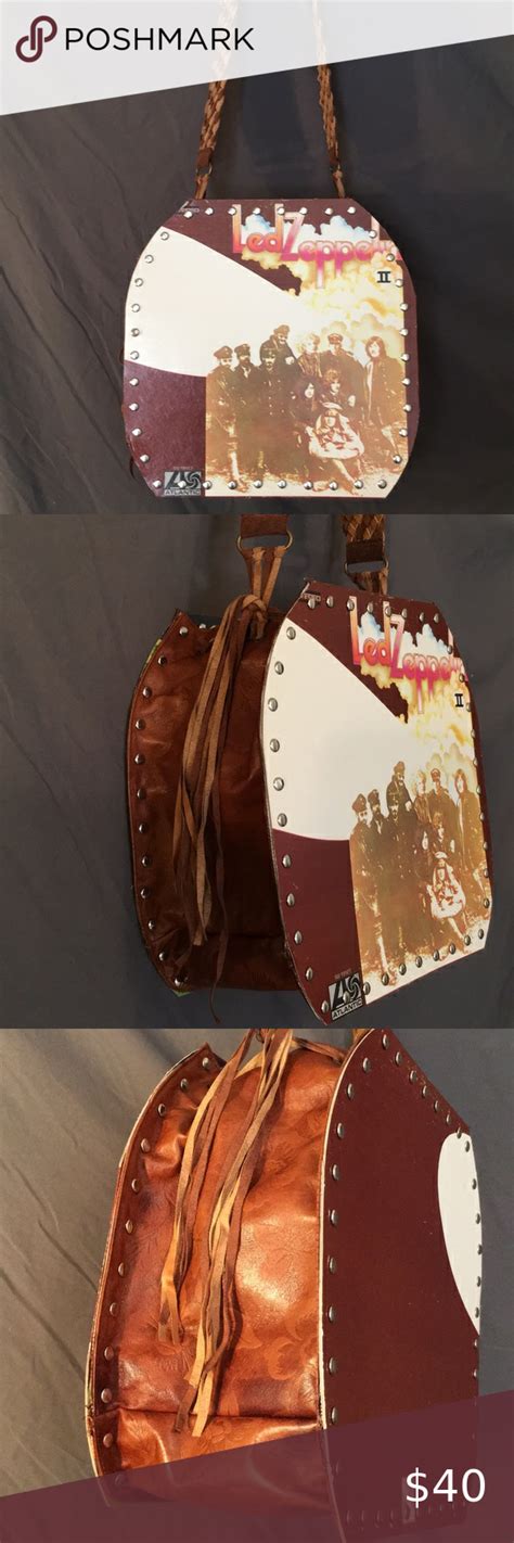 Led Zeppelin Record Album Purse Led Zeppelin Handcrafted Bags Led