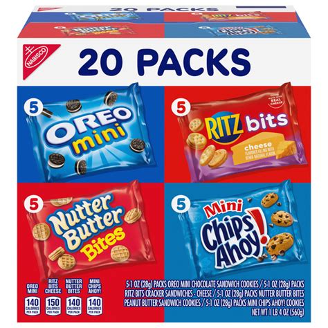 Save on Nabisco Cookies & Crackers Classic Mix Snack Packs Variety Pack ...