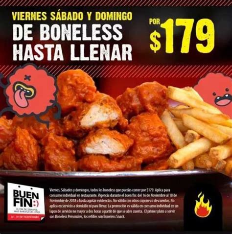 Arriba 85 Imagen Las Alitas Boneless Promocion Abzlocal Mx