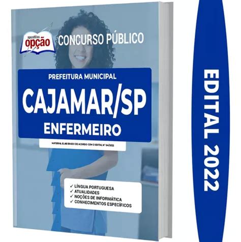 Apostila Prefeitura Cajamar Sp Enfermeiro MercadoLivre