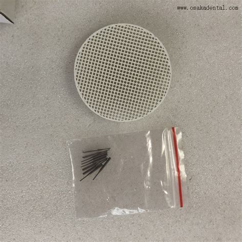 Dental Lab Equipment Honeycomb Firing Round Tray With Metal Ceramic