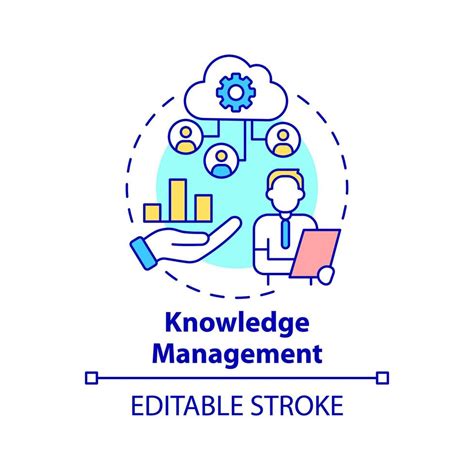 Knowledge Management Concept Icon Business Intelligence Abstract Idea