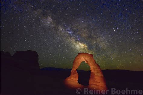 Delicate arch and the milky way | Reiner's Travel Photography