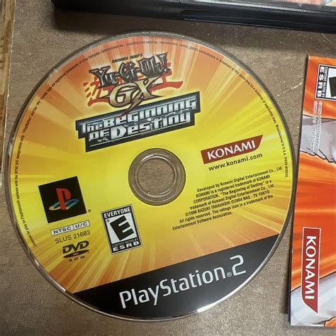 Yu Gi Oh GX The Beginning Of Destiny Sony PlayStation 2 Cib With