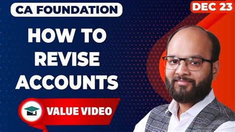 How To Revise Accounts CA Foundation Dec 2023 CA Foundation