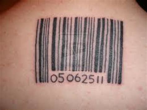 Barcode Tattoo Designs And Meanings Barcode Tattoo Ideas And Pictures