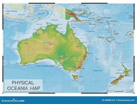 ángulo Luminancia desagüe mapa fisico de oceania mudo Especificado ...