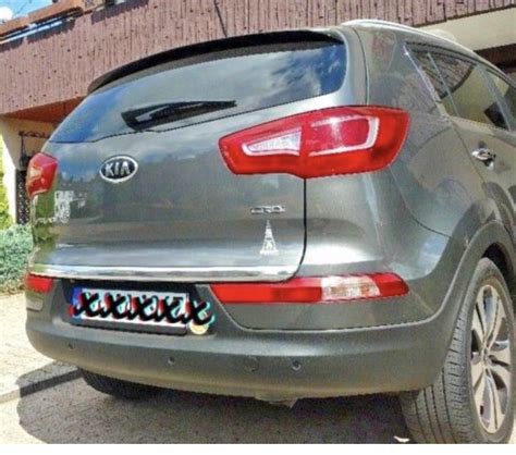 KIA Sportage III LISTWA CHROM Klapa bagażnik Tył 4 Martig