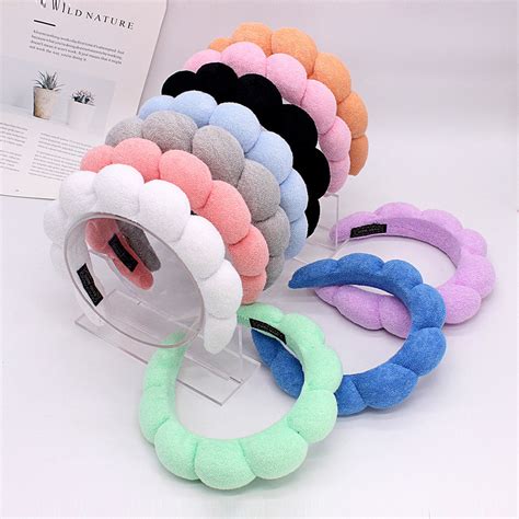 Custom Multi Color Terry Cloth Padded Headband Soft Hair Band China Headband And Hair Band Price