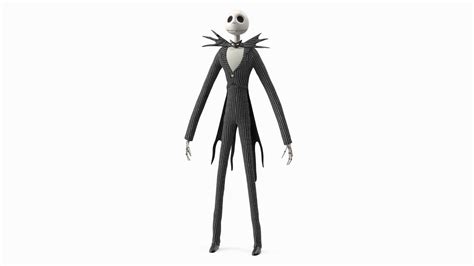 3d Jack Skellington Character A Pose Turbosquid 2006817