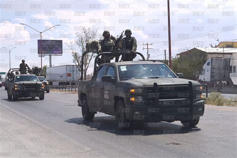 Llegan A Reforzar Seguridad De Juárez 300 Elementos Del Ejército