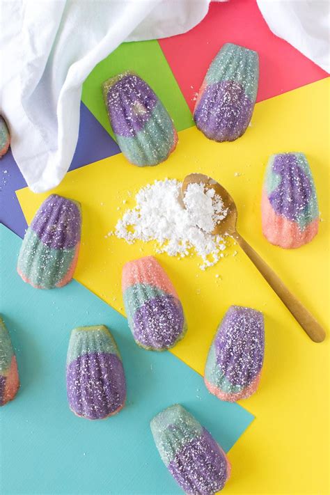 These Color Block Madeleines Or French Butter Cakes Are Made With