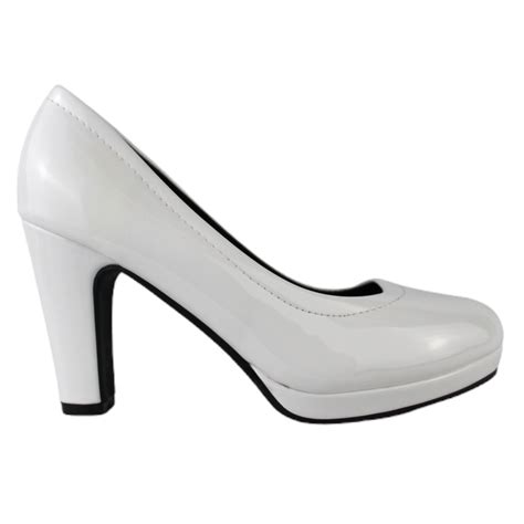 Ripley ZAPATO DE FIESTA MUJER TACO ALTO 45 YASSNE BLANCO