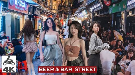 Ta Hien Night Life Beer Bar Street In Hanoi Old Quarter