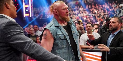 Backstage News Brock Lesnar Quickly Leaving Wwe Raw This Week Pwmania