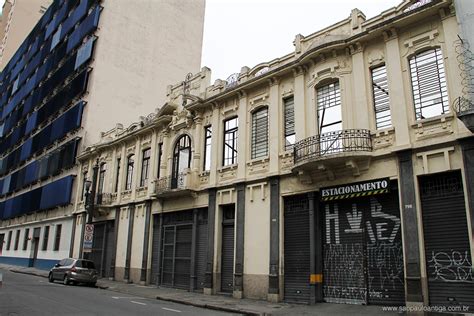 Fachada Antiga Rua Florêncio de Abreu São Paulo Antiga