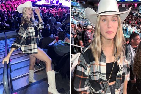 Eugenie Bouchard puts on leggy display as tennis beauty dresses up as cowgirl with hat and knee ...