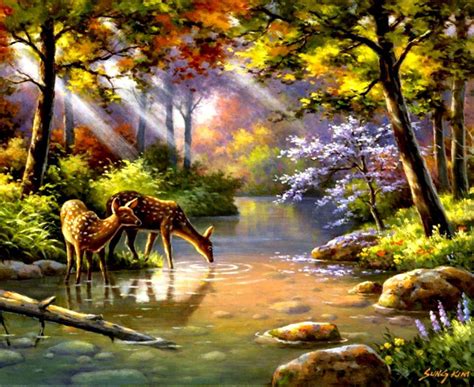 Nature Painting Wallpapers - Top Free Nature Painting Backgrounds ...