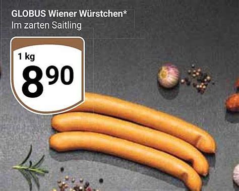 Globus Wiener Würstchen Im Zarten Saitling Angebot bei Globus