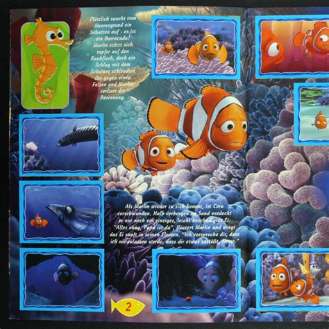 Findet Nemo Panini Sticker Album Sticker Worldwide