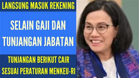 SELAIN GAJI DAN TUNJANGAN JABATAN PNS SEMUA GOLONGAN DAPAT TRANSFERAN