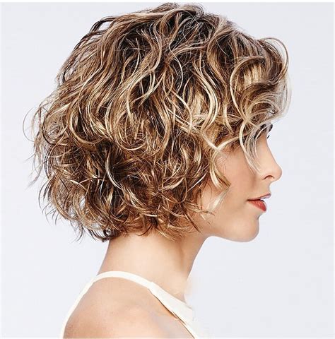 Puffy Short Wavy Wig Curly Blonde Wig Natural Wavy Wig Heat Etsy